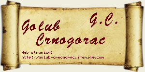 Golub Crnogorac vizit kartica